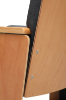 Sièges d'auditorium de haute qualité de marque renommée, avec table intégrée, pour salles de classe universitaires et meubles d'école de théâtre, 33 ans d'expérience