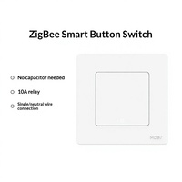 Özel Graffiti Akıllı Ev Zigbee Akıllı Anahtar Alev Geciktirici PC AC 90-240V Tek Canlı Nötr Kablolu Işık Kontrolü Uygulama Zamanlayıcısı