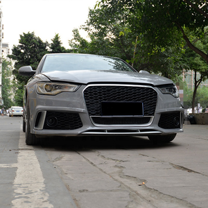 A6 S6 C7 paraurti anteriore lifting <span class=keywords><strong>RS6</strong></span> per <span class=keywords><strong>Audi</strong></span> <span class=keywords><strong>RS6</strong></span> C7 Per <span class=keywords><strong>Audi</strong></span> A6 S6 C7 Bodykit paraurti auto Senza griglia 2012 2013 2014 2015 - Product Image 5