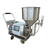 Machine de remplissage semi-automatique industrielle 40L à pompe magnétique à engrenages pour miel, pâte de tomate, crème, liquides, chocolat et huile