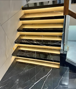 Nero Marquina unico naturale radice nera pietra per la fabbrica moderna all'ingrosso grande lastra di marmo controsoffitti - Product Image 5