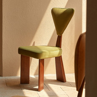 Chaise de salle à manger hôtelier moderne vintage, design girafe, en bois massif brésilien, pliable, rafraîchissante, pour mobilier domestique et événements de mariage