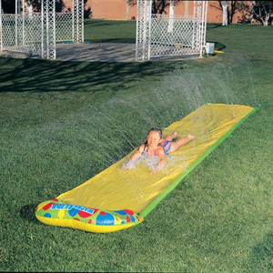 Exportation de Toboggan Aquatique Gonflable en PVC Personnalisé pour Enfants, 100% Sur Mesure, Double/Simple, pour Amusement Aquatique Extérieur - Product Image 3