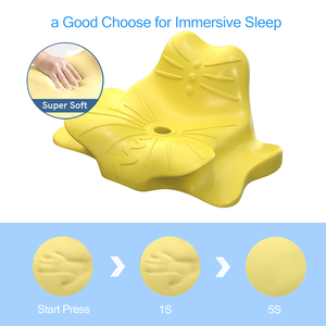 Bantal leher serviks 2-in-1 untuk bantal keren pereda nyeri leher bantal bulat bisa dilepas untuk traksi leher penopang Lumbar punggung - Product Image 4