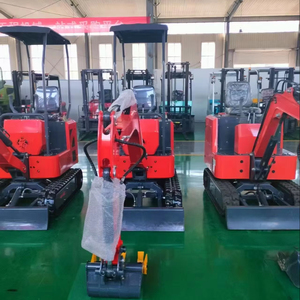 Mini-excavatrice d'occasion haute performance 1.5T, machinerie hydraulique pour petites constructions, avec attache rapide et brise-roche, certifiée CE - Product Image 1