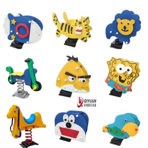 Cheval à bascule pour enfants en plastique avec ressort PE - Jouet à bascule pour bébé - Balançoire à bascule en plastique pour la communauté - Product Image 5