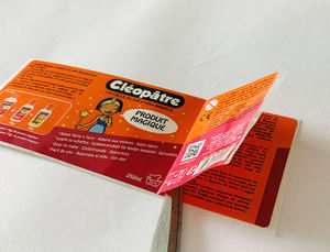 Adesivos multicamadas recicláveis, folhetos dobráveis e rolo de descascar, etiquetas de embalagem para frascos de remédios - Product Image 3