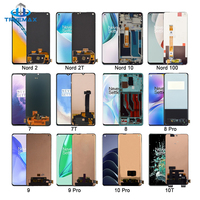 Remplacement d'écran AMOLED 120Hz pour OnePlus 8 Pro, 9, 10, 11, 12, 13, 13R, 6 (OEM), OLED CPH2583 avec cadre.