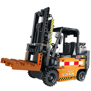 22002 Modelo de Montacargas de Ingeniería a Control Remoto, Bloques de Construcción Eléctricos, Juguete Educativo para Niños, Regalo - Product Image 1