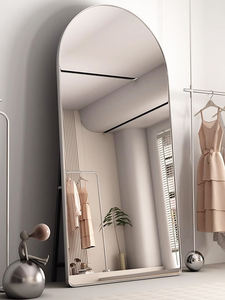 Banyo duvara monte asılı aynalar kemer tam boy ayna standı ile uzun boylu tam vücut çerçeveli Espejo Miroir yatak odası için - Product Image 6