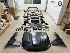 Parachoques de coche antiguo a nuevo para <span class=keywords><strong>BMW</strong></span> F10 F18 actualización 2023 G30 G38 M5 Bodykit falda lateral luces traseras CS Hood F10 faro - Product Image 2