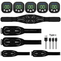 Ceinture de massage par impulsions EMS, appareil de fitness intelligent, entraîneur abdominal rechargeable, équipement de fitness à domicile, fonction musicale FOYOGA