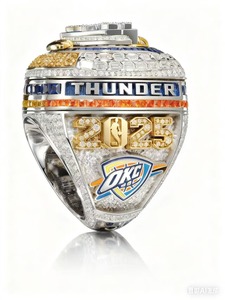 Кольцо чемпиона НБА 2025 года Oklahoma City Thunder, коллекция чемпионских колец Alexander MVP, мужское модное ювелирное кольцо - Product Image 6