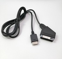 1.8m untuk Sony Playstation PS PS2 PS3 RGB kabel SCART TV AV kabel sambungan Video untuk PAL kabel Audio konsol