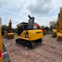 Livraison rapide mondiale, qualité supérieure, prix bas, excavatrice Komatsu PC130 d'occasion, machine d'occasion Komatsu PC130, excavatrice d'occasion, originale du Japon