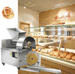 Machine à diviser et à arrondir la pâte entièrement automatique avec moteur, en acier inoxydable de qualité alimentaire, pour pain à burger, pain à pizza - Product Image 1