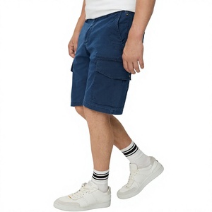 Custom Logo Men's <b>Tactical</b> Cargo <b>Shorts</b> Wholesale Heavyweight Canvas Multi Pocket Outdoor Casual Workwear Elastic Waist Direct - Product Image 4