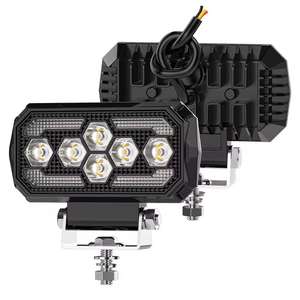 Luz de Trabajo LED Cuadrada de 5 Pulgadas, 40W, 6000 Lúmenes, 9-36V, Faro Auxiliar Todoterreno para Auto, Camioneta y Vehículos Off-Road - Product Image 1