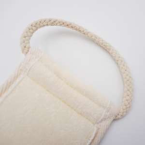 Spugna Naturale Bianca per il Corpo con Cintura da Bagno, Pratica da Usare, con Proprietà Esfolianti e Deumidificanti per la <span class=keywords><strong>Doccia</strong></span> - Product Image 5