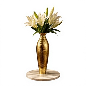 Modern Brass Tabletop <b>Vase</b> <b>Gold</b> Finish Handmade Custom Shape Decorative Flower <b>Vase</b> for Wedding Home Living Area Decor - Product Image 6
