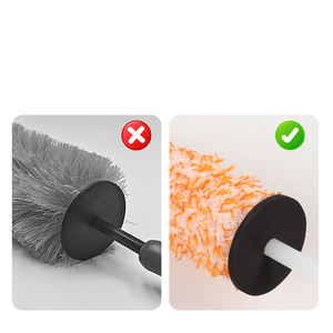Cepillo de Limpieza para Neumáticos de Coche, Nuevo Estilo, <span class=keywords><strong>Precio</strong></span> al por Mayor, Cepillo de Microfibra para Limpiar el Polvo de las Ruedas, con Cerdas Suaves - Product Image 6