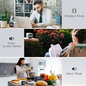 Temporizador de Cubo de Gravedad Flip, Carga USB, Mini Temporizador Portátil con Pantalla de Minutos para Trabajar, Estudiar, Oficina - Product Image 5