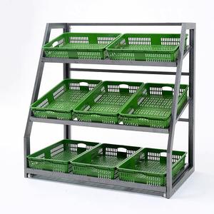 Estantes de exhibición de frutas de madera fuerte para <span class=keywords><strong>supermercado</strong></span> - Product Image 5