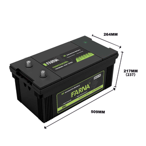 200Ah 12V ไม่มีการบำรุงรักษาแบตเตอรี่มาตรฐาน N200 JIS - Product Image 1