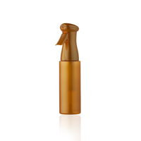 Bouteille de pulvérisation de brouillard de cheveux de salon de coiffure en plastique continu noir de 360ml avec pulvérisateur à gâchette vente en gros