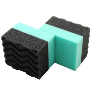 Almohadilla de Aplicación de Cera para Neumáticos de Coche, Compuesto de Cera para Neumáticos, Esponja de Espuma con Diseño Contorneado Reutilizable Grande con Wonder Wave - Product Image 3