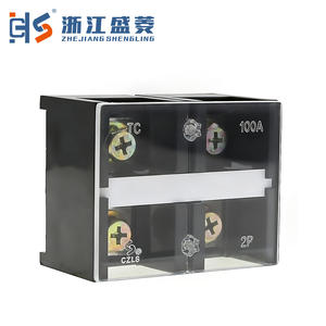 CZLS Zweiwege 100A 2P Barrier Terminal Block TC-1002 industriellen Einsatz Schraub draht anschluss Hochs trom - Product Image 5