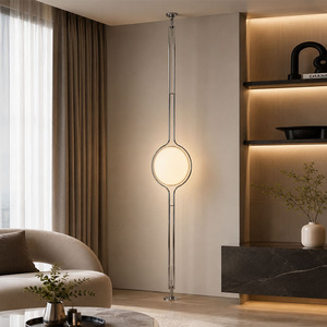 <span class=keywords><strong>Lampada</strong></span> da Terra a <span class=keywords><strong>Soffitto</strong></span> con Altezza Regolabile e Luce Calda - Product Image 1