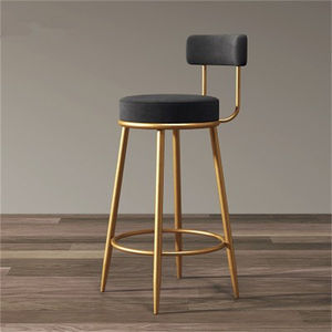 Chaises en tissu, tabourets <span class=keywords><strong>de</strong></span> <span class=keywords><strong>bar</strong></span> en cuir PU à vendre, pieds dorés, chaises <span class=keywords><strong>de</strong></span> <span class=keywords><strong>bar</strong></span> pour salon <span class=keywords><strong>de</strong></span> thé, café, chaises hautes - Product Image 5