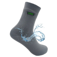 Chaussettes de pêche imperméables légères et rembourrées Chaussettes noires imperméables antidérapantes