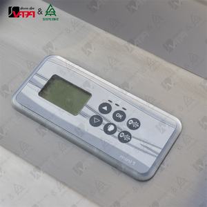 Vapasauna extérieur pour 4 personnes, bain à remous hybride, bain à remous chauffé au bois et électrique avec contrôle SpaNET, avec jets de massage - Product Image 6