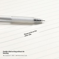 Recharges de papier pour carnet à spirales A6, A5, B5, 26 trous, papier vierge pour manuscrits à base de plantes, emballage de base Dexin, vente en gros