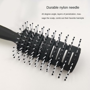 Verdickter Mattierter <span class=keywords><strong>Pop</strong></span>-Kamm für Haaröl mit Großer Rückseite, Antistatisch, Neun Reihen, Hohlbelüftet, Nylon-Hautmassage - Product Image 4