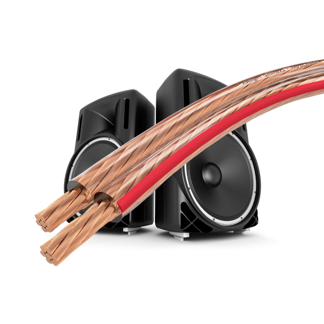 14 AWG Flexible Speaker Cable 2 Core PVC Insulated Jacket Transparent Speaker Cable