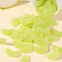 Tranches de fruits gélifiées 4D multicolores, croquantes, moelleuses et masticables, en forme de dessin animé, avec étiquette personnalisée, en gros, en vrac, directement de l'usine