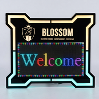 Logo personnalisé écran LED VIP affichage du vin Led lettre babillard présentateur de bouteille bricolage message panneau d'affichage signe porte-bouteille