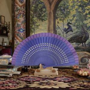 Éventail pliant en bambou sur mesure de grande taille avec peinture d'art populaire Nouvel An Halloween, cadeau d'affaires, décoration intérieure, modèle exclusif - Product Image 2