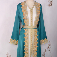 Moyen-Orient Femmes Mode Perlé Robe Deux Pièces Ensemble Nouvelle Robe De Soirée Robe De Soirée Robe Musulmane