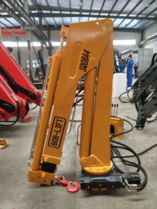 0.8 tonnes grue de levage remorque hydraulique pliante Grua petite grue pour camionnette électrique montée sur camion <span class=keywords><strong>Mini</strong></span> grue - Product Image 3