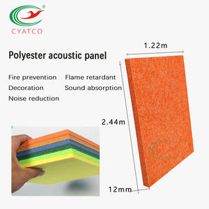 <span class=keywords><strong>Cine</strong></span> techo bajo trampa acústica alta densidad 100% poliéster fieltro tablero pared azulejos autoadhesivo Cancelación de ruido paneles de pared - Product Image 5