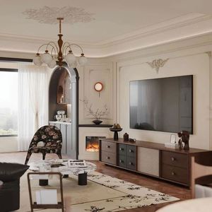 Meubles de style minimaliste moderne personnalisés pour salon, appartement, hôtel, villa, solution pour toute la maison, conception graphique - Product Image 5