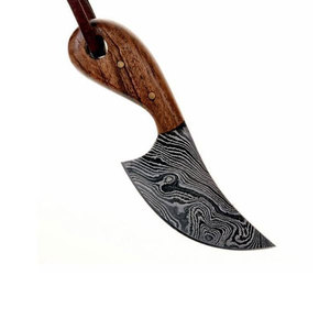 Couteau de chasse médiéval en acier Damas, fait main sur mesure, de qualité supérieure, avec manche en bois, support OEM, prix de gros - Product Image 4