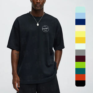 T-shirt de sport ample pour homme, style classique, impression personnalisée, 230 g/m², poids moyen, respirant, 100 % coton - Product Image 1