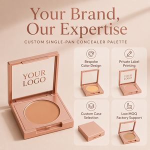 Paleta de Corrector de 4 Colores HKH, Venta al por Mayor, Marca Privada OEM, Corrector Naranja, Cobertura Total, Maquillaje Líquido Iluminador - Product Image 6