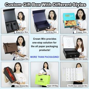 Crown Win Recycled Materials <b>Flower</b> Packaging Funeral Box Window Sponge Lining Coffin Shaped <b>Gift</b> Box Biodegradable Eco-Friendly - Product Image 2