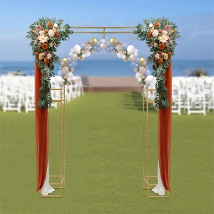 Portail Arqué Ronry pour Jardins et Cours, <span class=keywords><strong>Arche</strong></span> en <span class=keywords><strong>Fer</strong></span> <span class=keywords><strong>Forgé</strong></span> pour Parcs Extérieurs et Mariages, 7-8 pieds de Haut, Écologique - Product Image 3